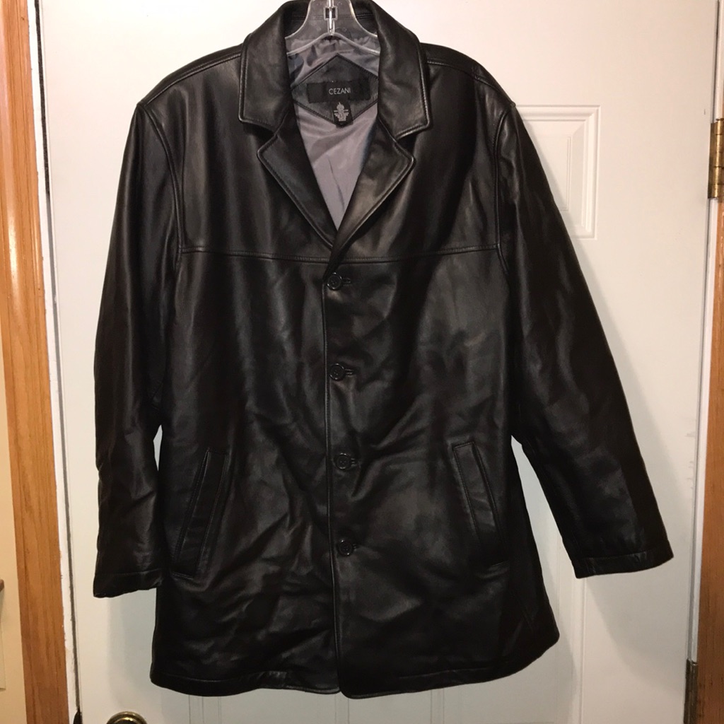 Cezani Leather Coat L